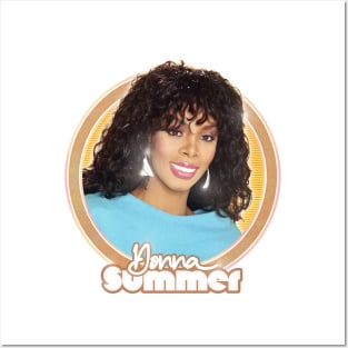 Donna Summer -- Retro Style Fan Art Design Posters and Art